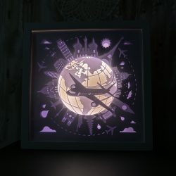 Cadre Lumineux – Voyage autour du monde