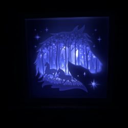 Cadre Lumineux – Chevaux