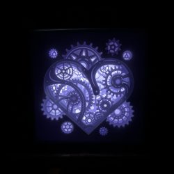 Cadre Lumineux – Cœur mécanique