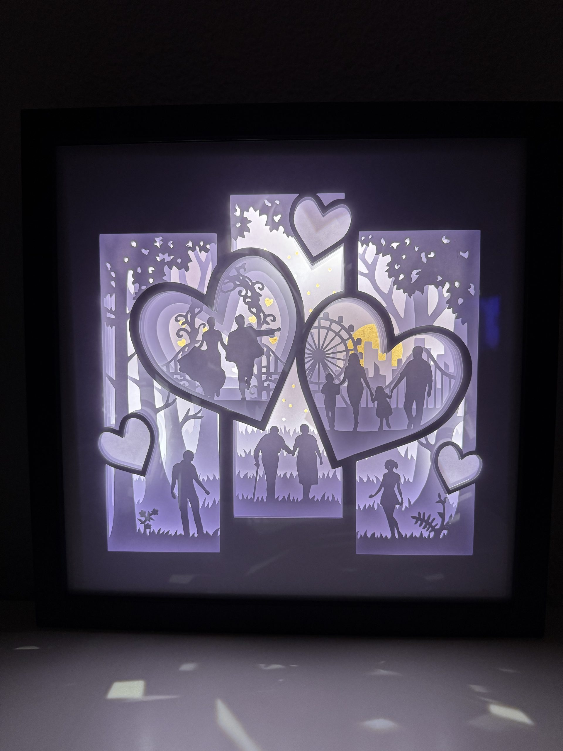 Cadre Lumineux - Love Story