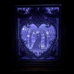 Cadre lumineux – Mariage