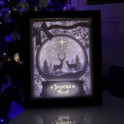 Cadre Lumineux – Joyeux Noël