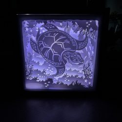 Cadre Lumineux – Tortue de mer